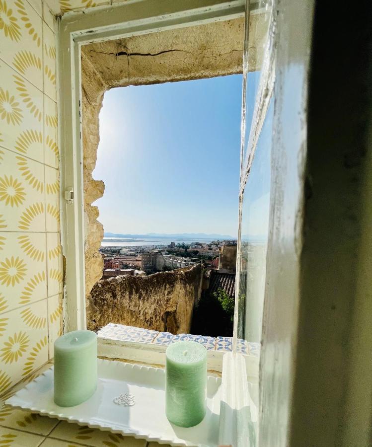 Apartament Antica Dimora La Madonnina, Residenza Storica Con Vista Incantevole A Cagliari Zewnętrze zdjęcie